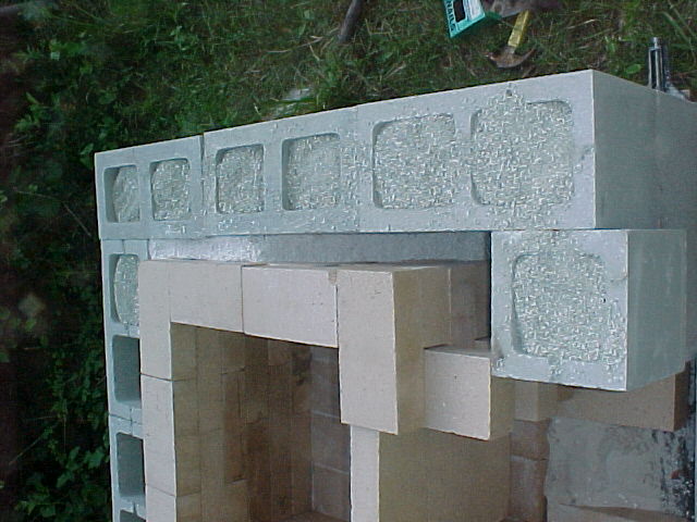 another view showing Perlite and kitty litter insulation
